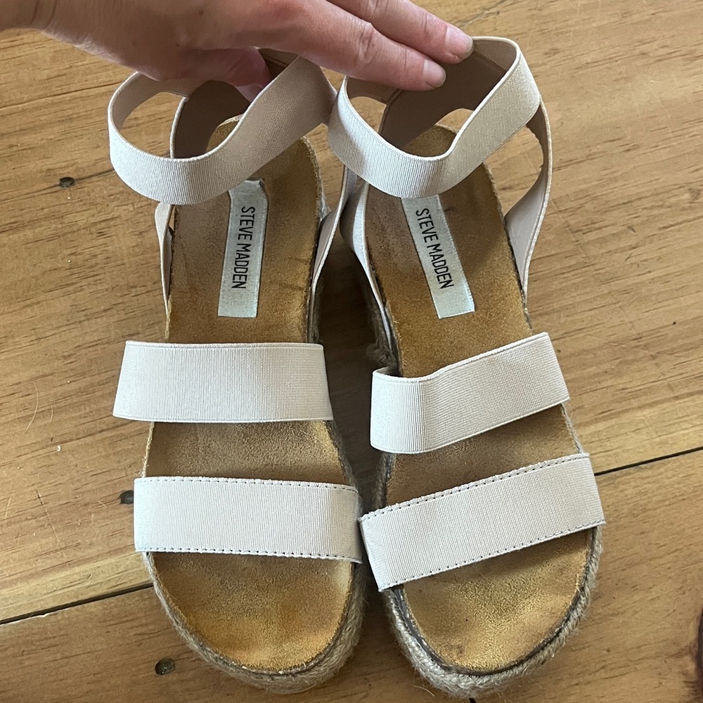 Steve Madden Women's Tan Espadrille Sandals